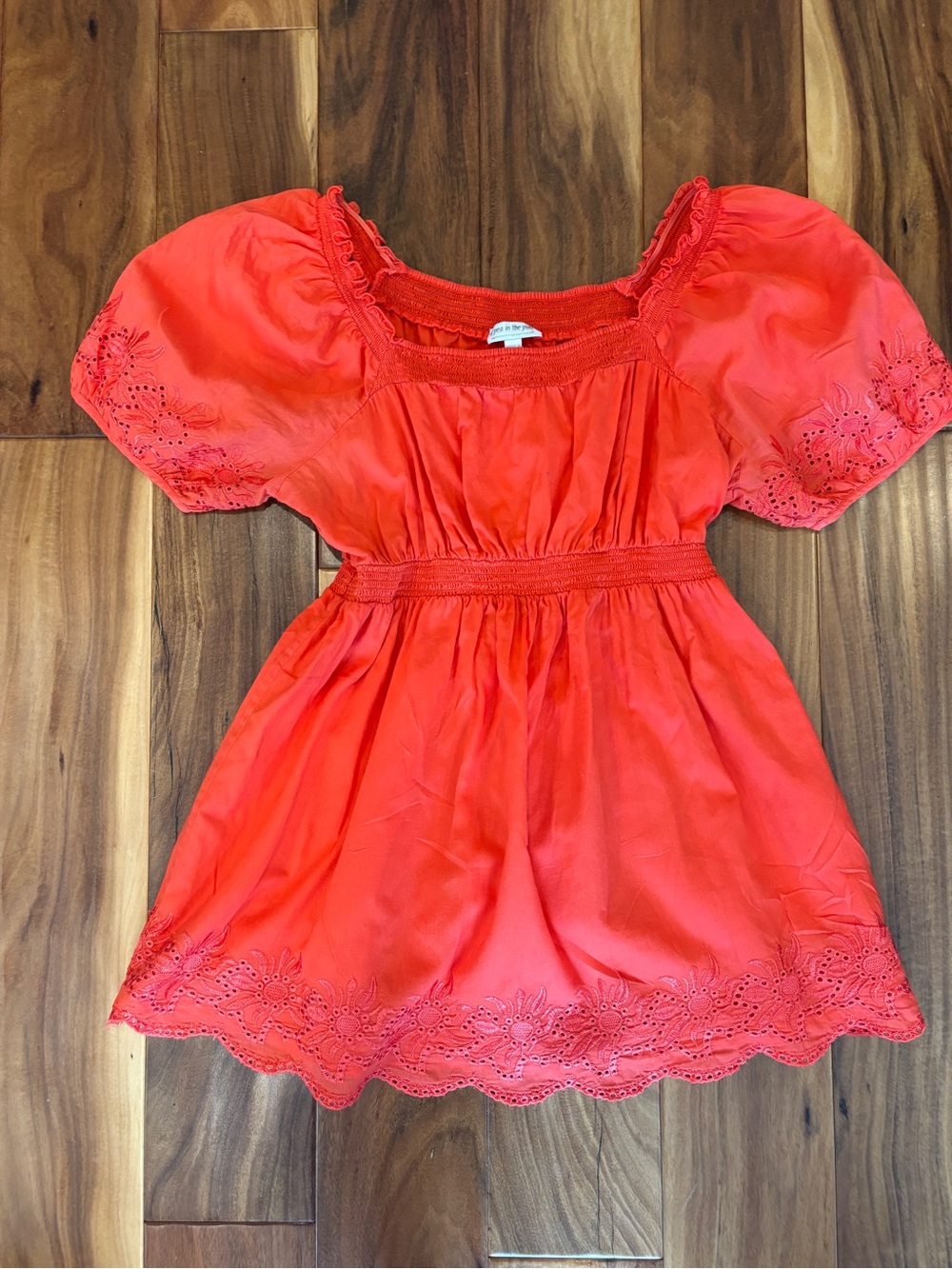 A Pea in the Pod, Maternity top, size medium, peasant style with eyelet detail